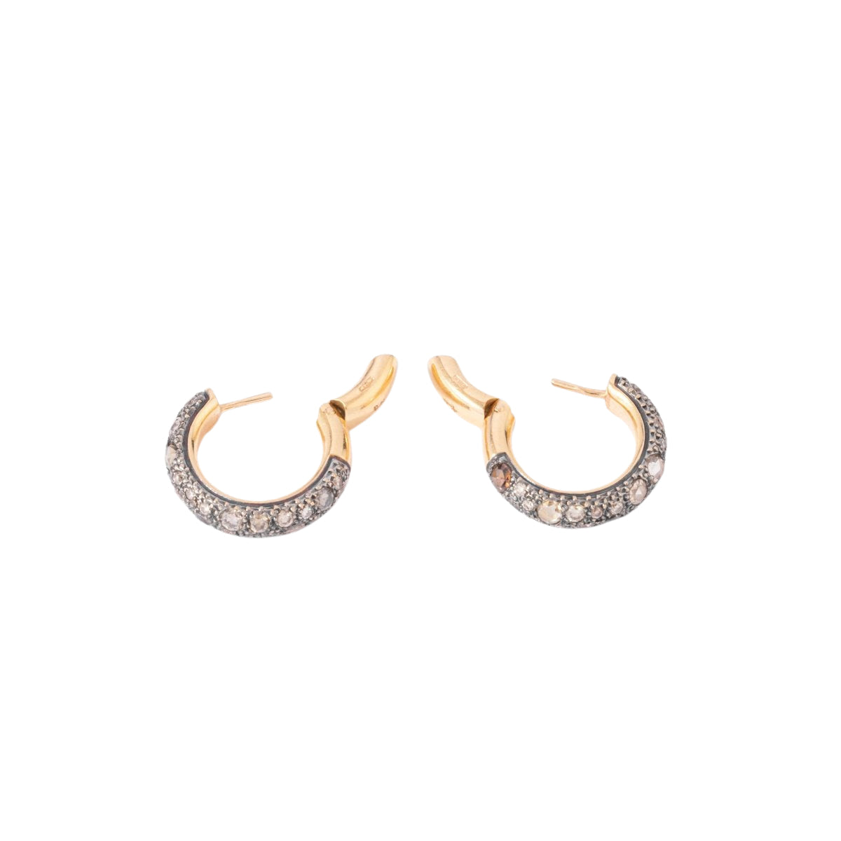 Boucles d'oreilles signées de la maison italienne Pomellato,modèle Tango - Castafiore