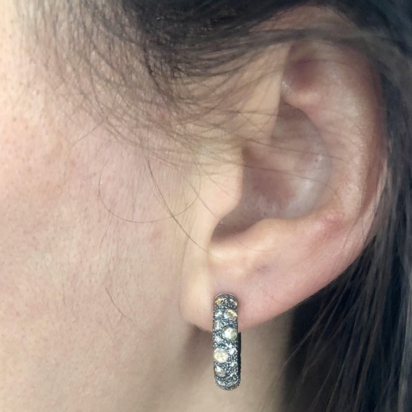 Boucles d'oreilles signées de la maison italienne Pomellato,modèle Tango - Castafiore