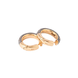 Boucles d'oreilles signées de la maison italienne Pomellato,modèle Tango - Castafiore