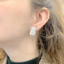 Boucles d’oreilles transformables REPOSSI en or blanc et diamants - Castafiore