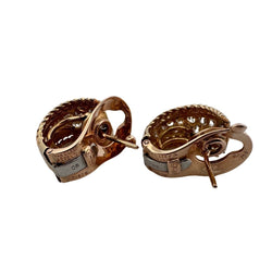 Boucles d'oreilles VAN CLEEF & AREPLS en or jaune et diamants - Castafiore