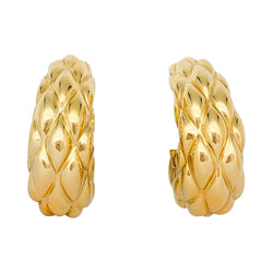 Boucles d'oreilles VCA créoles vintage - Castafiore