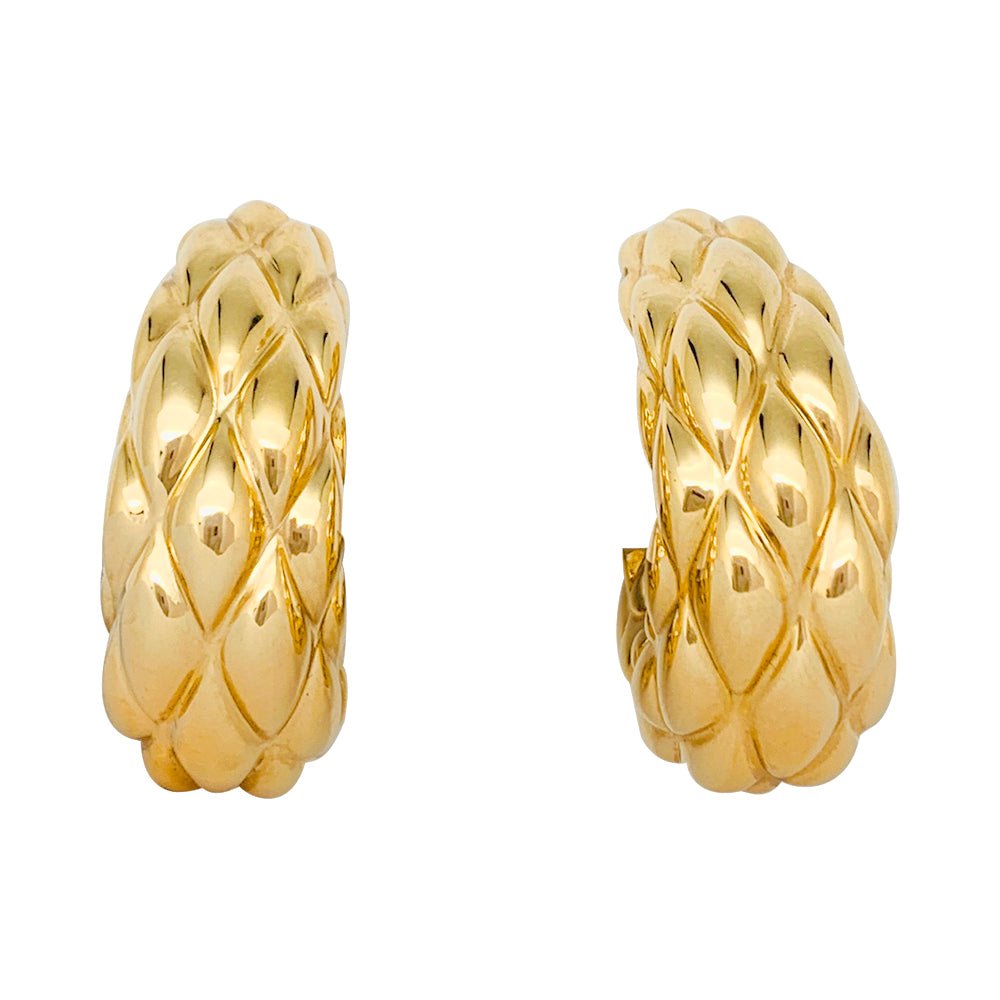 Boucles d'oreilles VCA créoles vintage - Castafiore