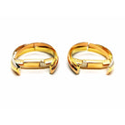 Boutons de manchette CARTIER "Trinity", 3 ors - Castafiore