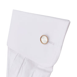 Boutons de manchette en deux tons d'or. - Castafiore