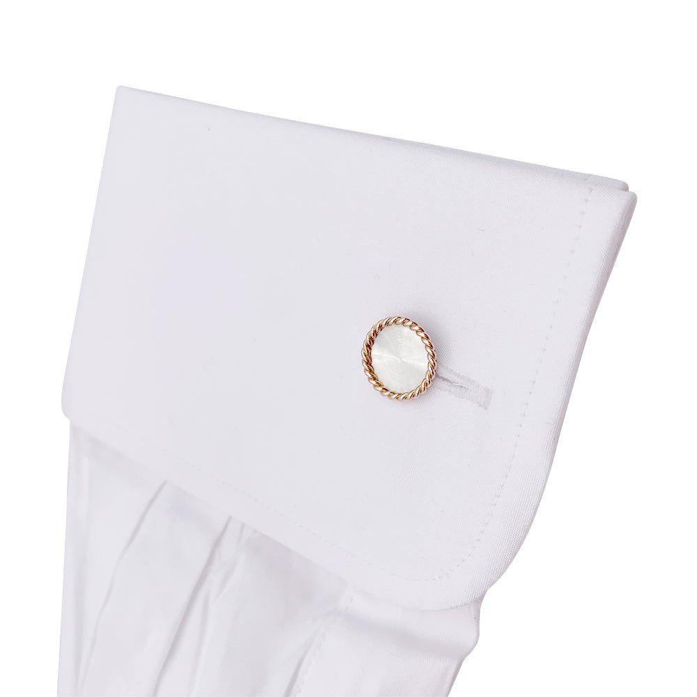 Boutons de manchette en deux tons d'or. - Castafiore