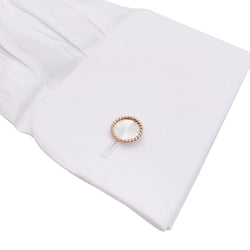 Boutons de manchette en deux tons d'or. - Castafiore