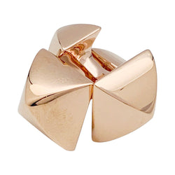 Boutons de manchette HERMES, "Clou", or rose - Castafiore