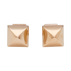 Boutons de manchette HERMES, "Clou", or rose - Castafiore