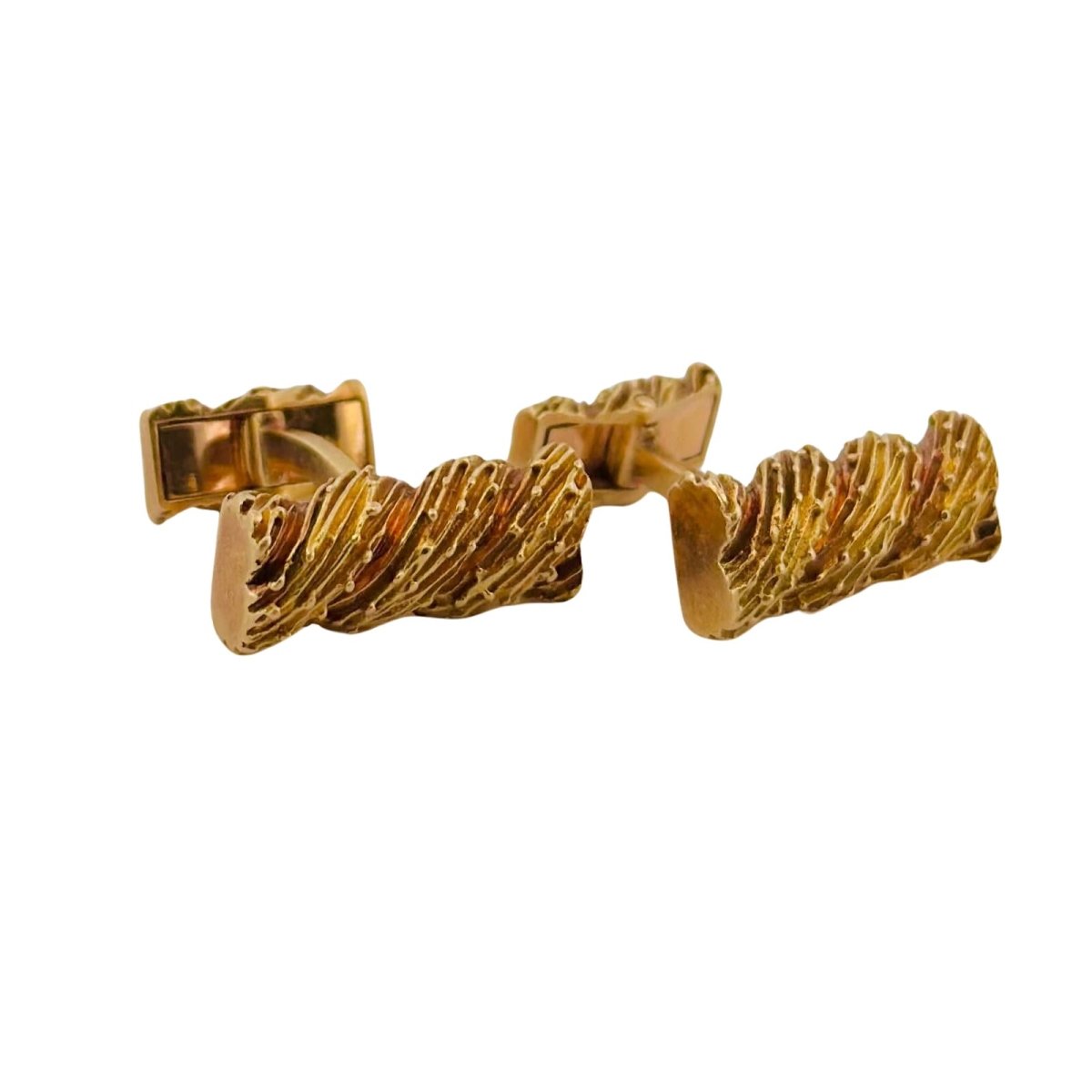 Boutons de manchette VAN CLEEF & ARPELS en or jaune - Castafiore