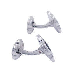 Boutons de manchette Van Cleef & Arpels, "Pure Alhambra", or blanc, onyx. - Castafiore