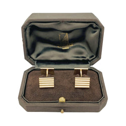 Boutons de manchette vintage Van Cleef & Arpels or jaune - Castafiore