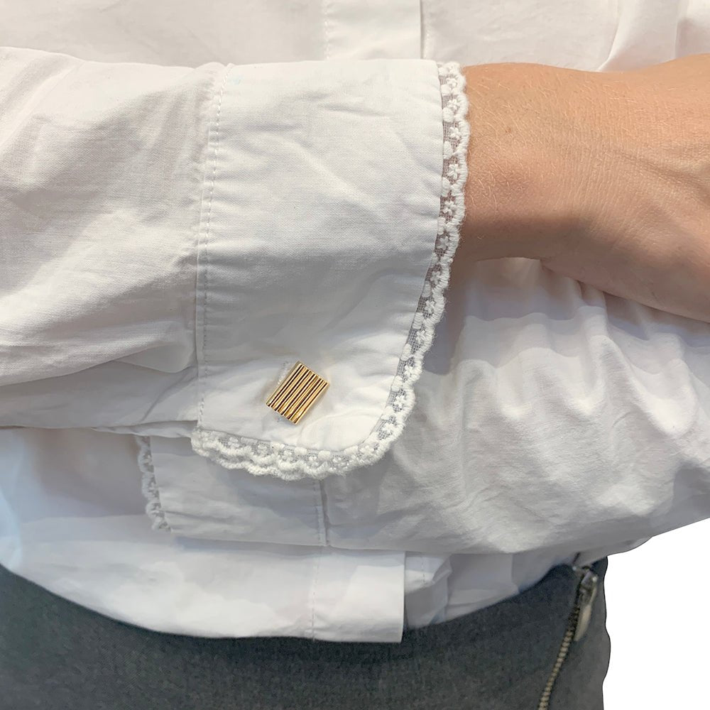 Boutons de manchette vintage Van Cleef & Arpels or jaune - Castafiore