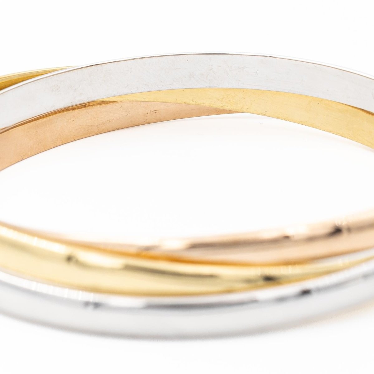 Bracelet 3 ors Or blanc - Castafiore