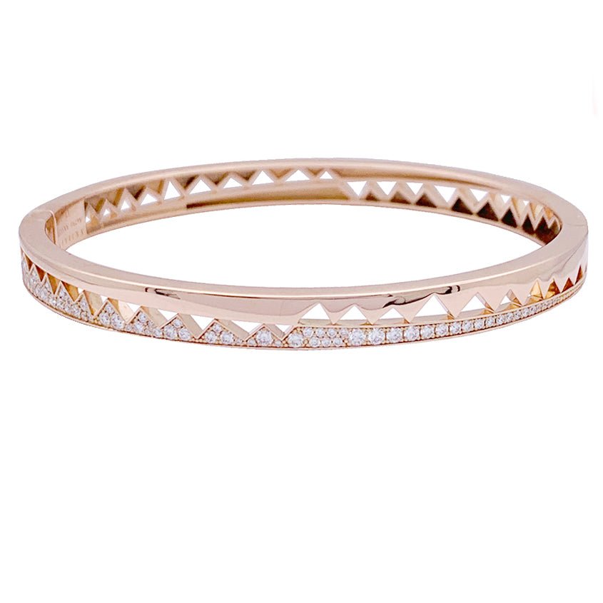 Bracelet Akillis "Capture Me", or rose, diamants. - Castafiore