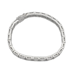 Bracelet ancien diamants, platine - Castafiore