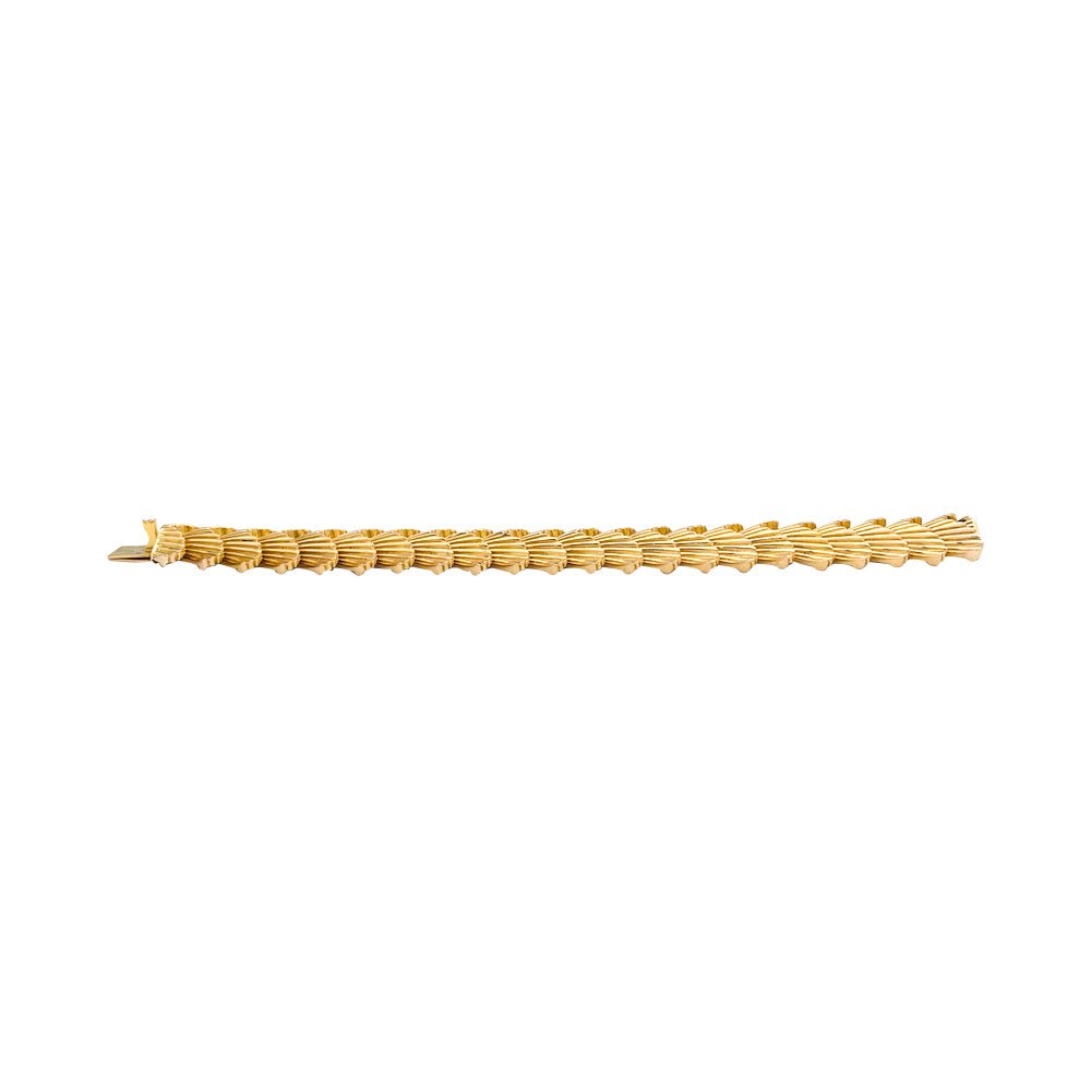 Bracelet articulé en or jaune - Castafiore
