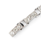 Bracelet articulé en platine et diamants - Castafiore