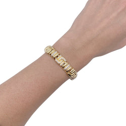 Bracelet Boucheron, or jaune, diamants - Castafiore