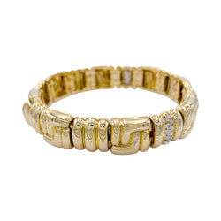 Bracelet Boucheron, or jaune, diamants - Castafiore