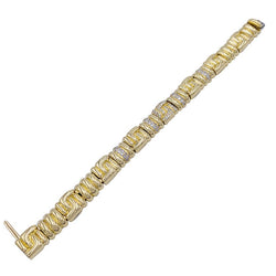 Bracelet Boucheron, or jaune, diamants - Castafiore