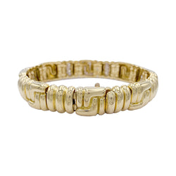 Bracelet Boucheron, or jaune, diamants - Castafiore