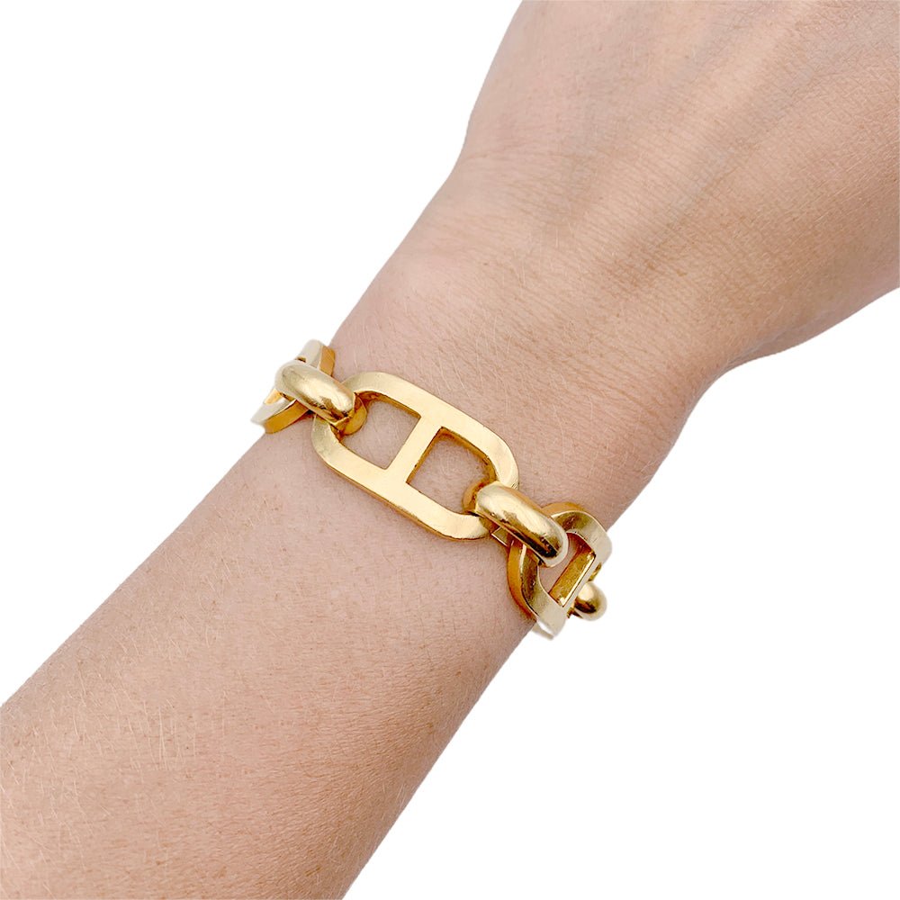 Bracelet Boucheron Paris, or jaune. - Castafiore