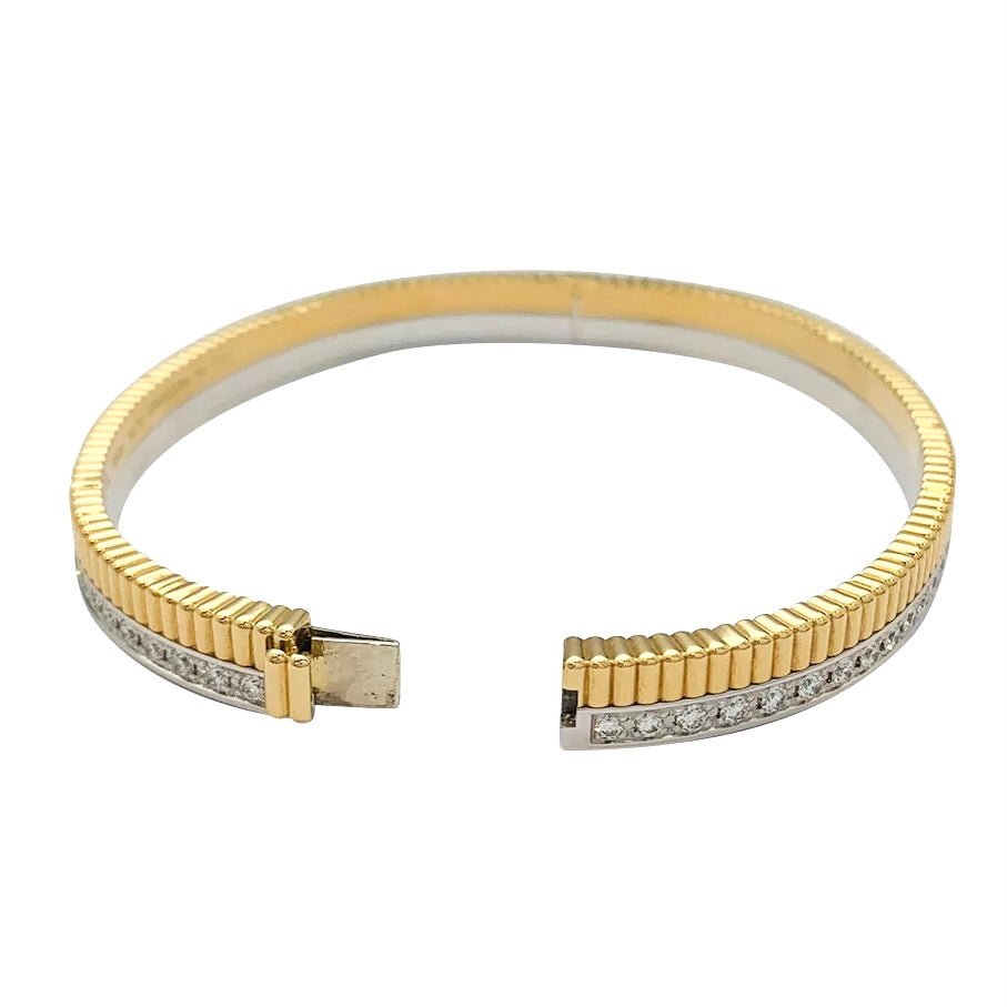 Bracelet Boucheron, "Quatre Radiant" , en or jaune, blanc et diamants - Castafiore