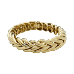 Bracelet BOUCHERON "Tressé" en or jaune - Castafiore