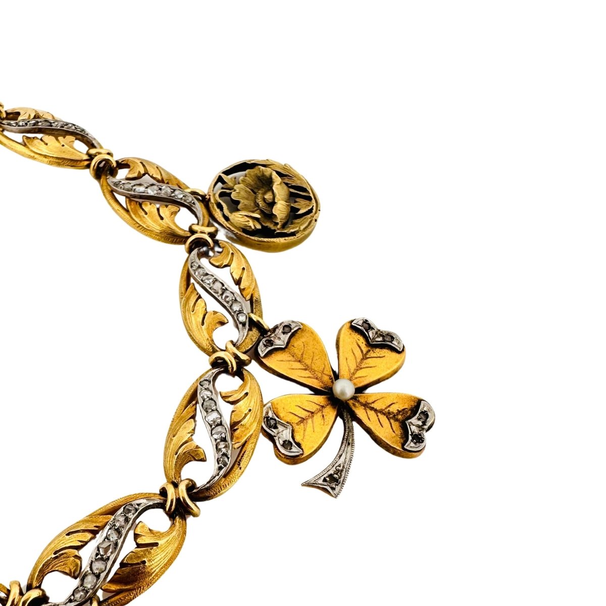 Bracelet breloque en or jaune - Castafiore