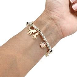 Bracelet breloques Dodo, argent et or - Castafiore