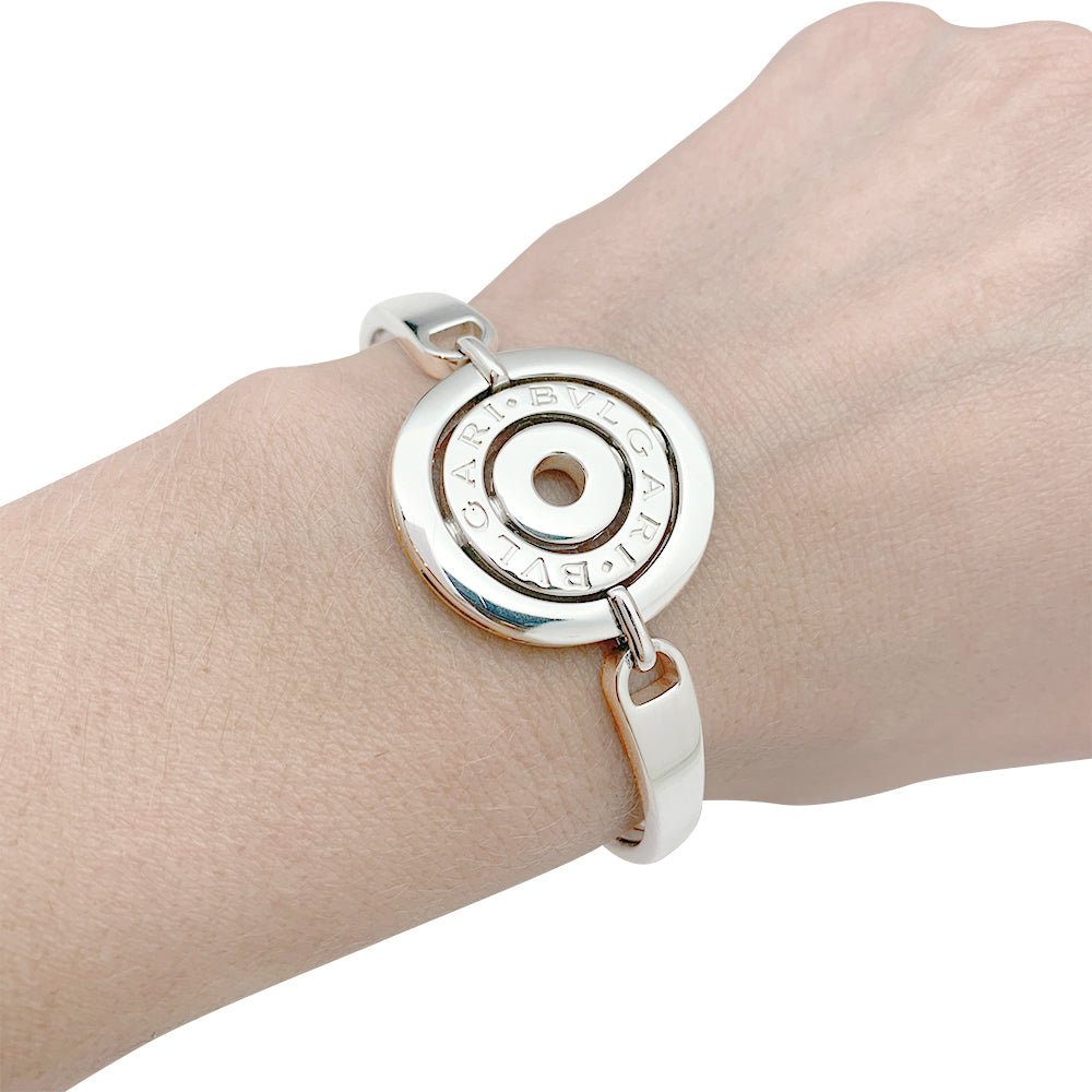 Bracelet Bulgari, "Astrale", or blanc - Castafiore