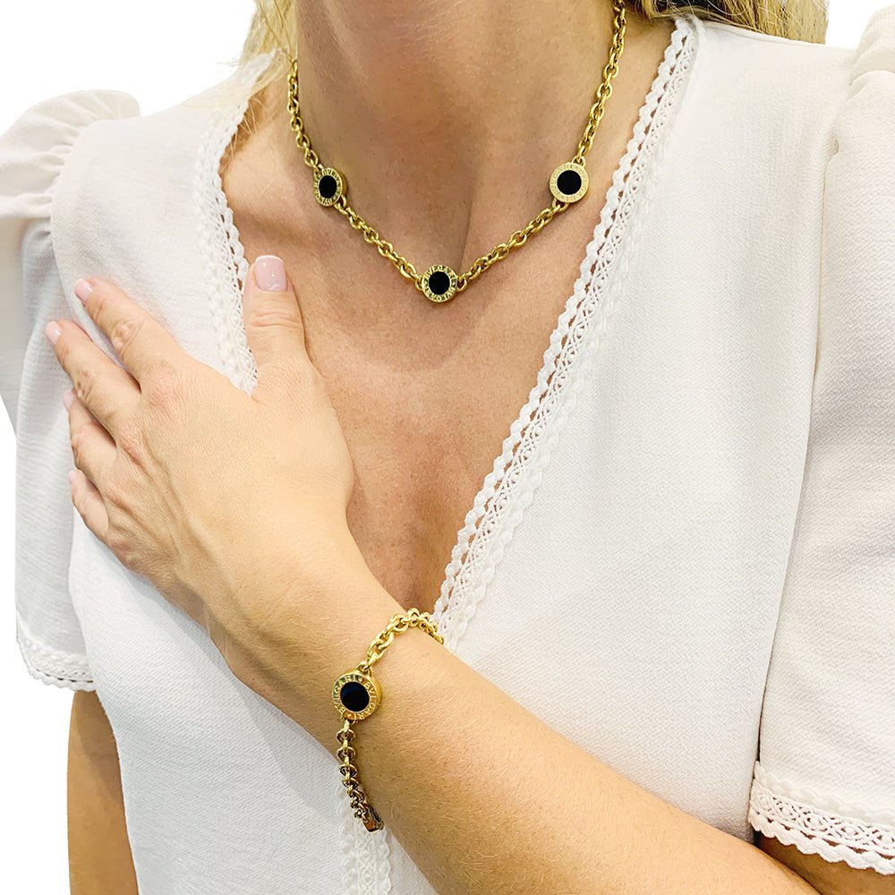 Bracelet BULGARI "Bulgari-Bulgari" en or jaune - Castafiore