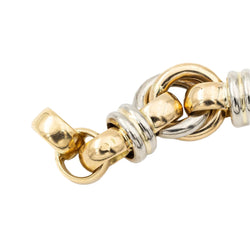 Bracelet CAPLAIN SAINT ANDRÉ, 2 ors et saphir - Castafiore