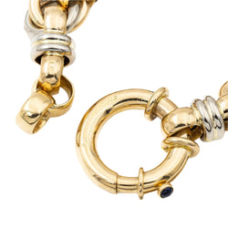 Bracelet CAPLAIN SAINT ANDRÉ, 2 ors et saphir - Castafiore