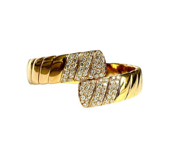 Bracelet CARTIER en or jaune et diamants - Castafiore