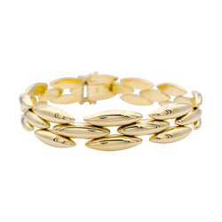 Bracelet CARTIER "Gentiane" en or jaune - Castafiore