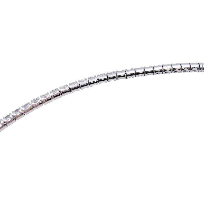 Bracelet CARTIER "Lignes Essentielles" en or blanc et diamants - Castafiore