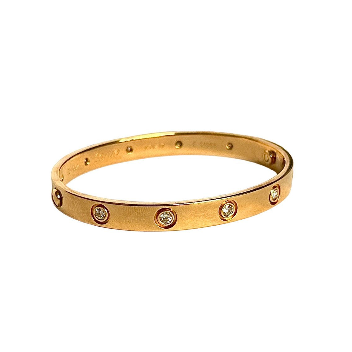 Bracelet CARTIER "Love" en or jaune et diamants - Castafiore
