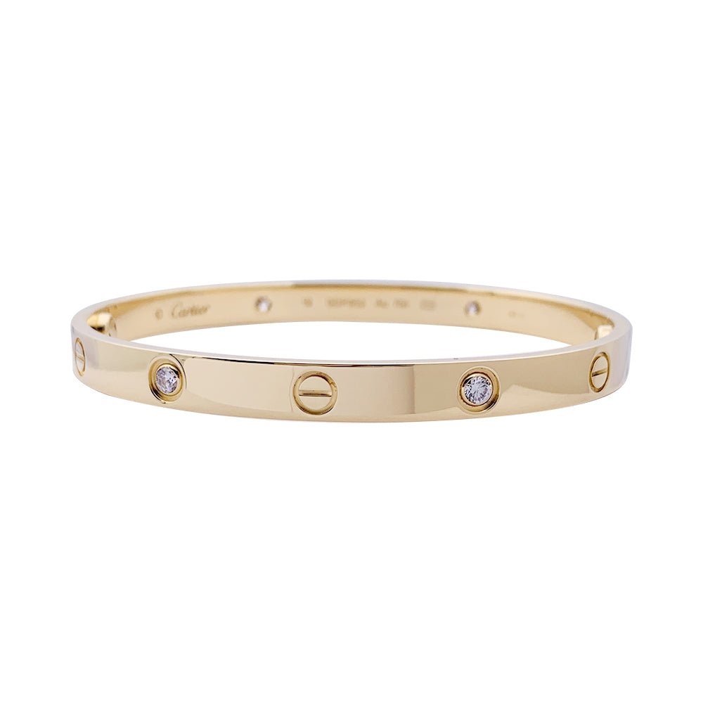 Bracelet CARTIER "Love", en or jaune et diamants - Castafiore