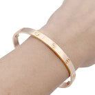 Bracelet Cartier, "Love", en or rose. - Castafiore