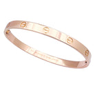 Bracelet Cartier, "Love", en or rose. - Castafiore