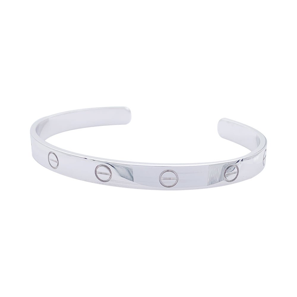 Bracelet Cartier, "Love", or blanc - Castafiore