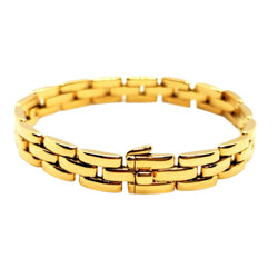 Bracelet CARTIER maillon Panthère en or jaune - Castafiore