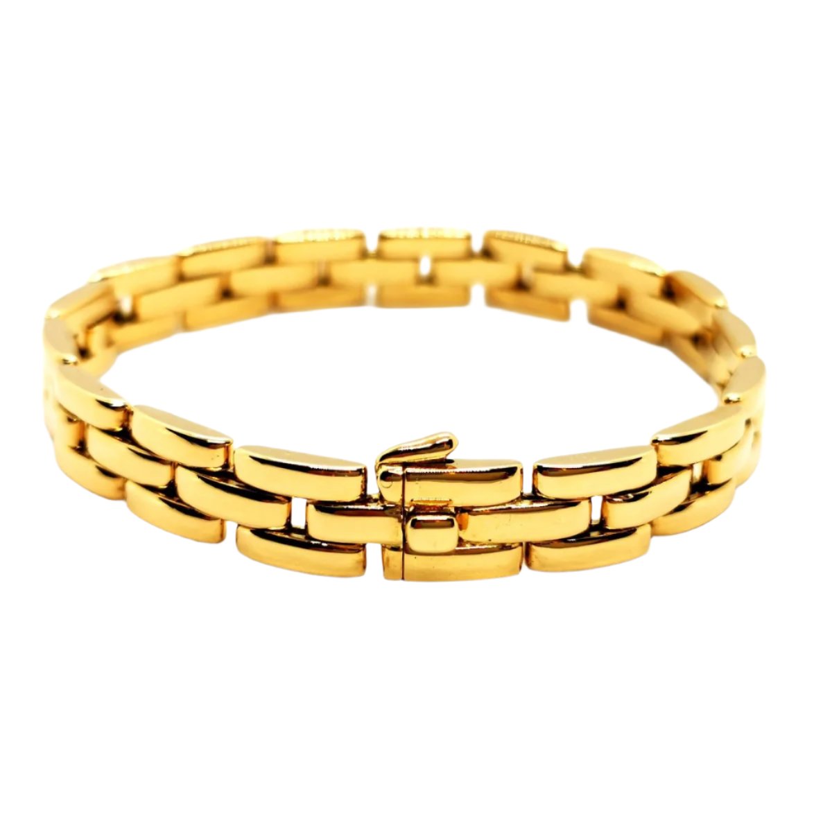 Bracelet CARTIER maillon Panthère en or jaune - Castafiore