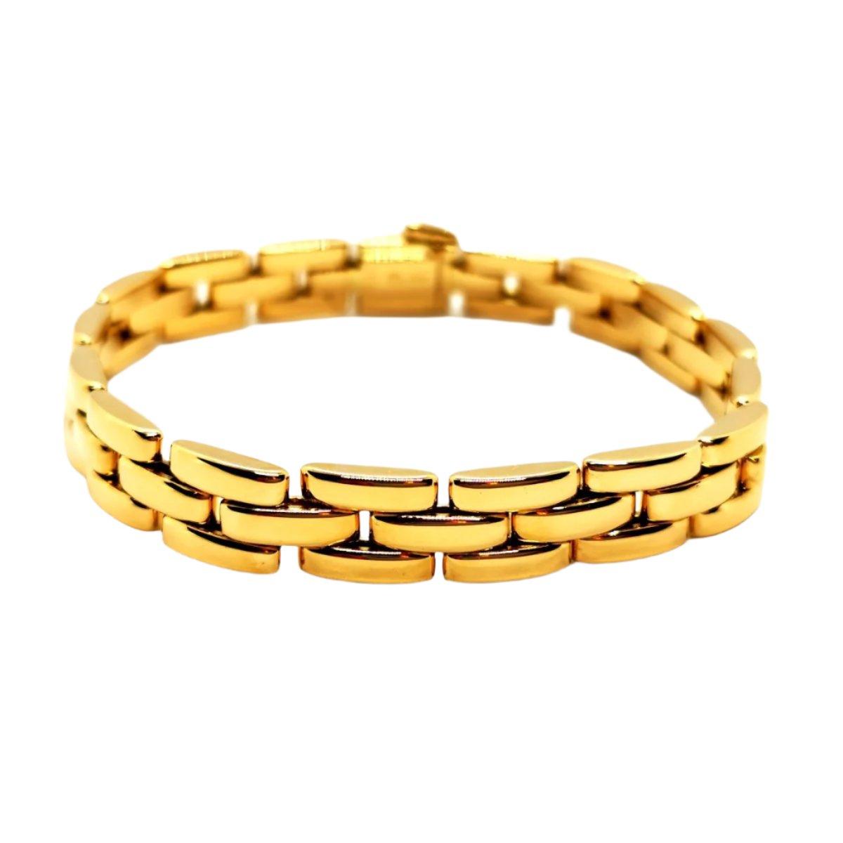 Bracelet CARTIER maillon Panthère en or jaune - Castafiore