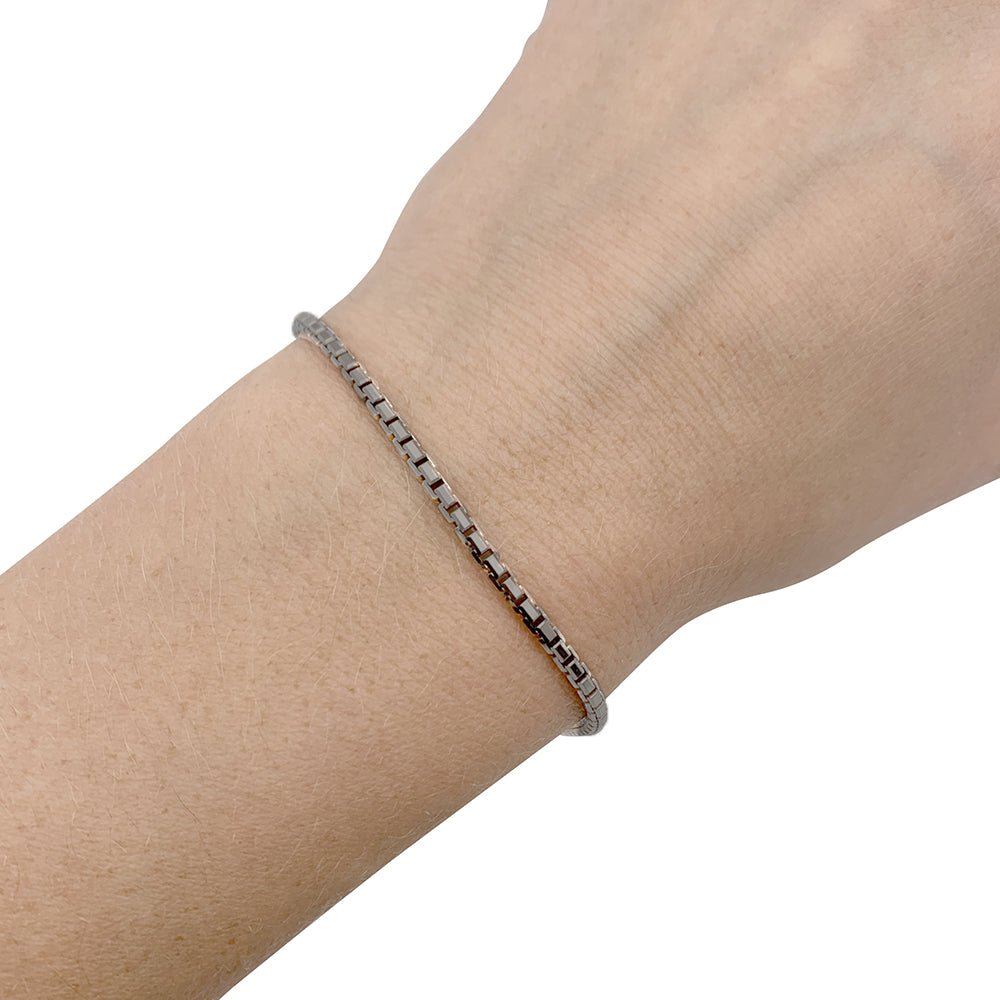 Bracelet Cartier or blanc rhodié gri - Castafiore