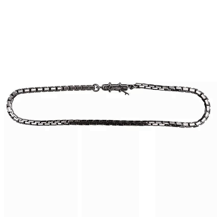 Bracelet Cartier or blanc rhodié gri - Castafiore