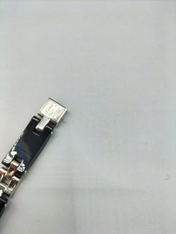 Bracelet CARTIER "panthère" en or blanc, diamants et céramique noire - Castafiore