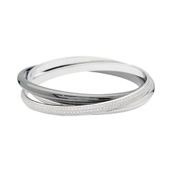Bracelet CARTIER "Trinity" en or blanc, céramique et diamants - Castafiore